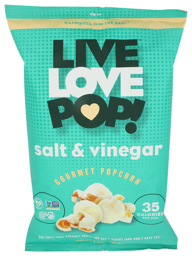 LIVE LOVE POP POPCORN SALT & VINEGAR - 4.4 OZ