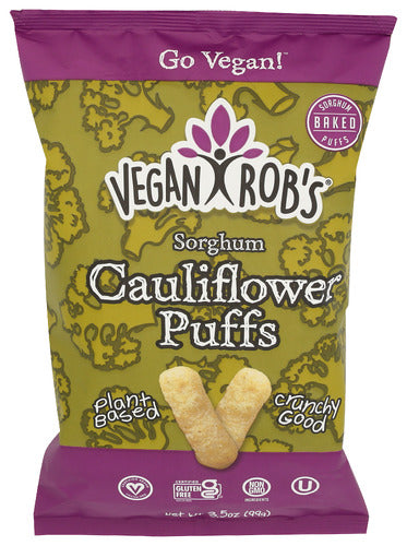 VEGANROBS PUFFS CAULIFLOWR PROBIOTC - 3.5 OZ