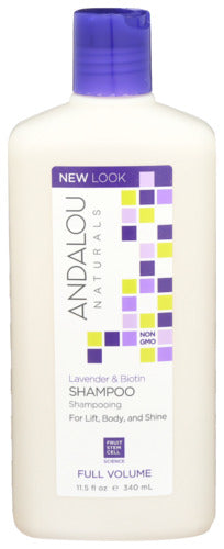 Andalou Naturals
Shampoo Biotin Vol Lvndr, 11.5 OZ.