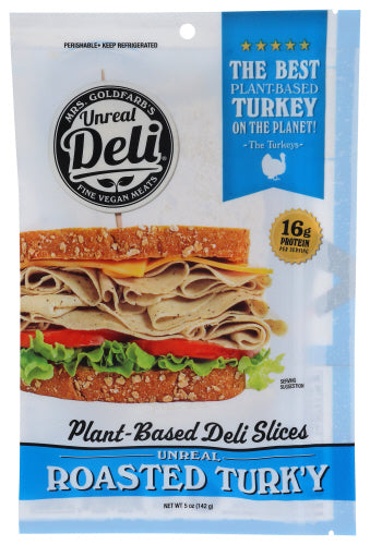 UNREAL DELI TURKEY ROASTED PLANT BASE - 5 OZ