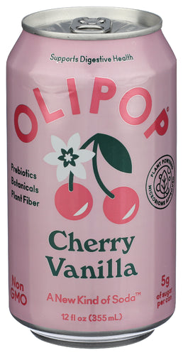 Olipop Tonic Sparkling Chrry Van, 12 FO