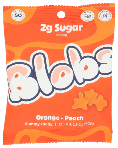BLOBS CANDY ORANGE PEACH GUMMY - 1.8 OZ