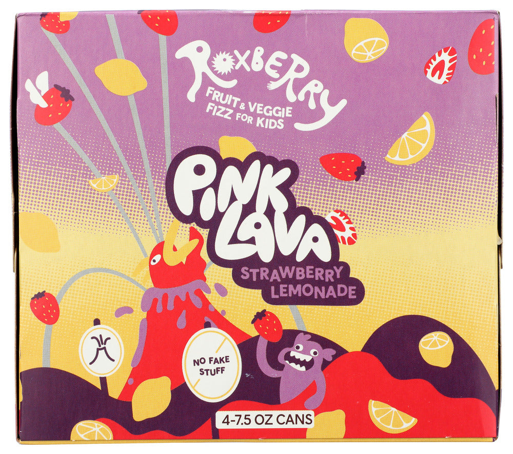 2409494Roxberry Water Kids Pink Lava 4Pk, 30 FO.