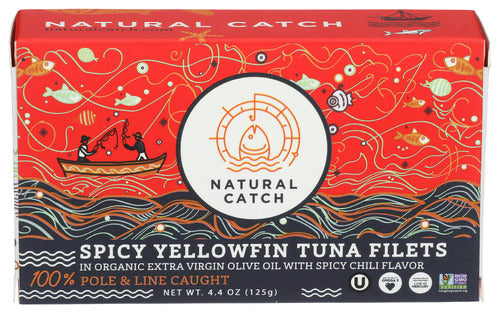 Natural Catch Yellowfin Tuna Chil Evoo, 4.4 OZ.