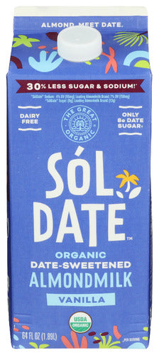 SOL DATE MILK AMLOND DT SWT VANLA - 64 FO