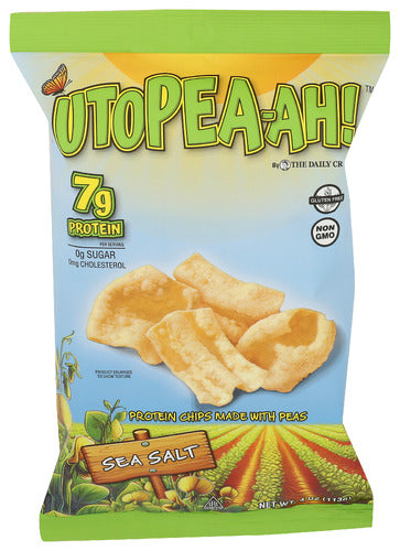 THE DAILY CRAVE CHIPS PROTEIN SEA SALT - 4 OZ