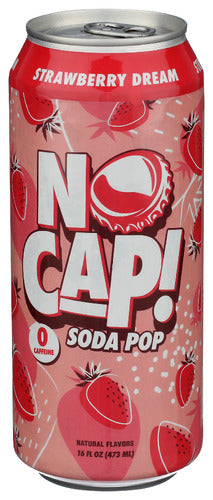 No Cap Soda Pop Soda Pstbtc Strbry Dream, 16 FO.