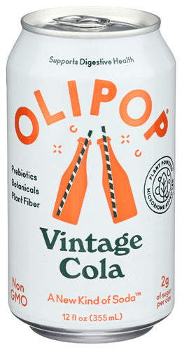 Olipop Tonic Sparking Cola Vntg, 12 FO.