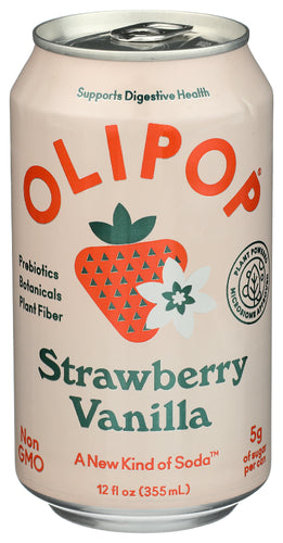 Olipop Tonic Sprklng Strwbry Van, 12 FO
