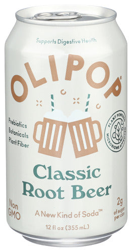 Olipop Tonic Sparkling Root Beer, 12 FO.