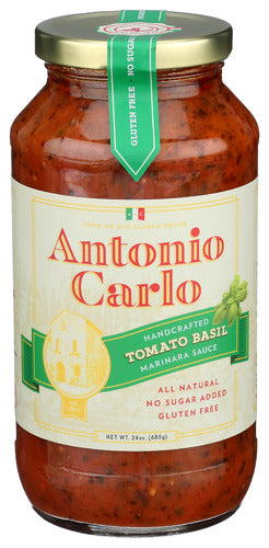 Antonio Carlo Gourmet Sauce 
Sauce Tomato Basil, 24 OZ.