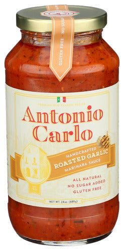 Antonio Carlo Gourmet Sauce 
Sauce Roasted Garlic, 24 OZ.