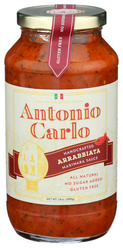 Antonio Carlo Gourmet Sauce 
Sauce Arrabbiata, 24 OZ.