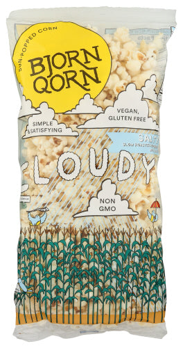 Bjornqorn 
Popcorn Cloudy Sunpoppd, 3 OZ.