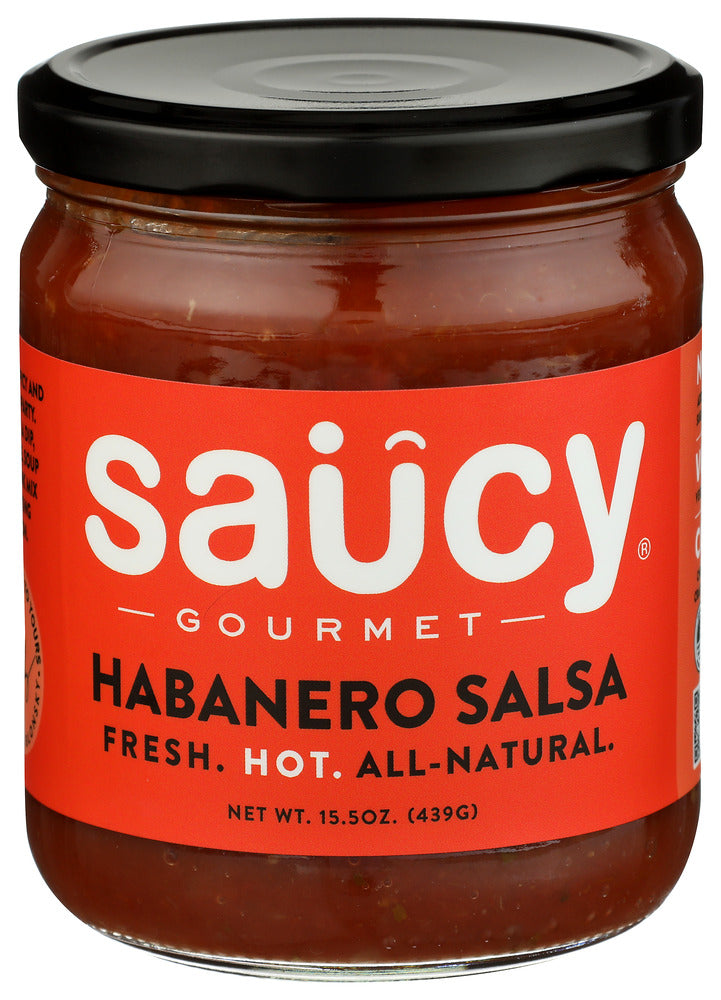 SAUCY GOURMET SALSA HABANERO - 15.5 OZ