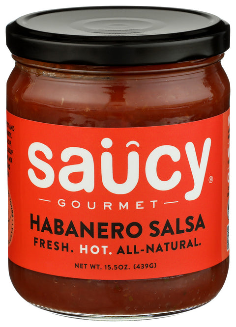 SAUCY GOURMET SALSA HABANERO - 15.5 OZ