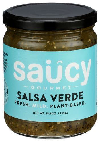 SAUCY GOURMET SALSA VERDE - 15.5 OZ