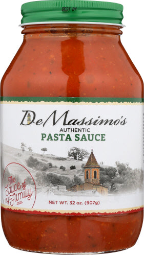 De Massimos 
Sauce Pasta Marinara, 32 OZ.