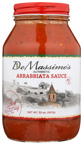 De Massimos 
Sauce Pasta Arrabbiata, 32 OZ.