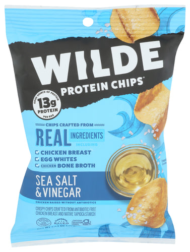 WILDE SNACKS CHIPS PROTEIN SSLT VNGR - 1.34 OZ