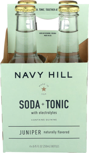 Navy Hill Soda Tonic Juniper, 33.8 FO.