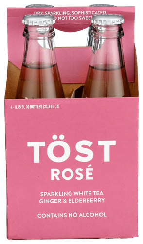 TOST NA WINE TEA SPK ROSE 4PK - 33.8 FO