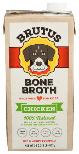 BRUTUS BROTH BROTH BONE CHICKEN DOGS - 32 OZ