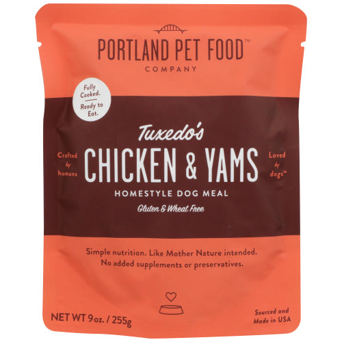 Portland Pet Food Company Meal Dog Chicken Yam, 9 OZ.