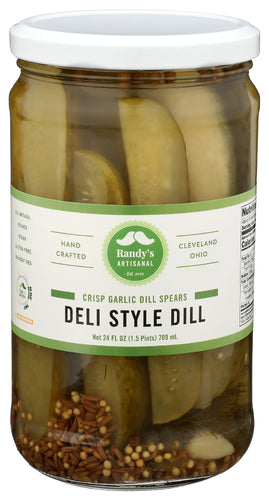 Randys Artisanal Pickles Dl Styl Dll Sprs, 24 OZ.