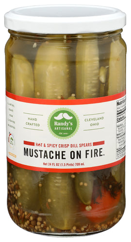 Randys Artisanal Pickles Mustache Fr Sprs, 24 OZ.