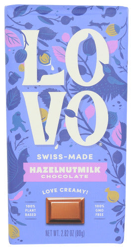 LOVO BAR CHOC HAZELNUT MILK - 2.82 OZ