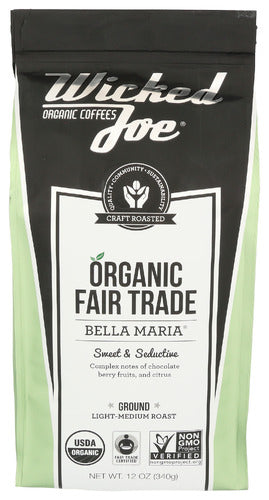 WICKED JOE COFFEE COFFEE BELLA MARIE GRND - 12 OZ
