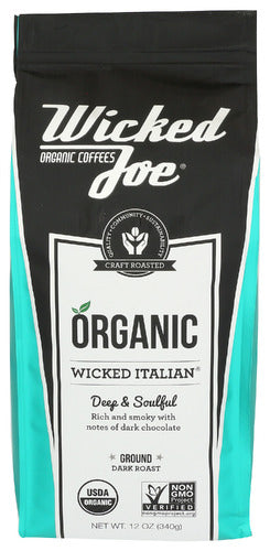 WICKED JOE COFFEE COFFEE WICKED ITALN GRND - 12 OZ