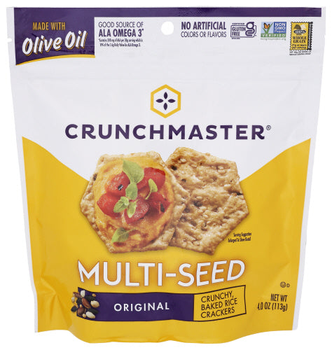 Crunchmaster 
Cracker Multiseed Orig, 4 OZ.