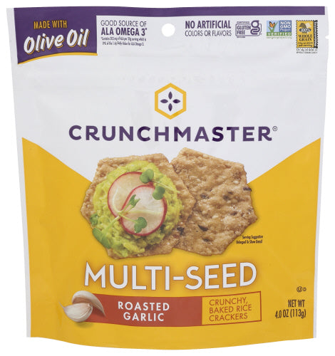 Crunchmaster 
Cracker Mltiseed Rstd Grl, 4 OZ.