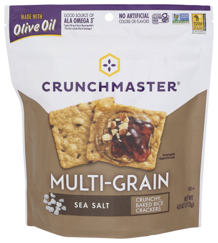 Crunchmaster 
Cracker Mltgrn Seaslt, 4 OZ.