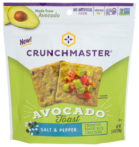 Crunchmaster 
Cracker Avocado Toast S&P, 3.54 OZ.