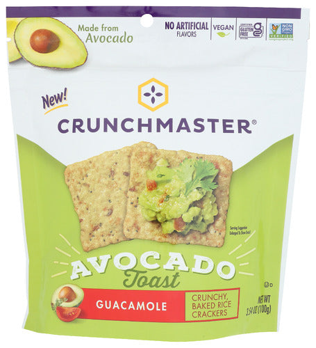 Crunchmaster 
Cracker Avocado Guac, 3.54 OZ.