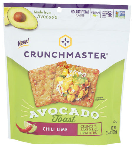 Crunchmaster 
Cracker Avcdo Chili Lime, 3.54 OZ.
