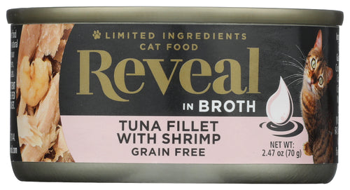 REVEAL FOOD CAT TUNA SHRIMP - 2.47 OZ