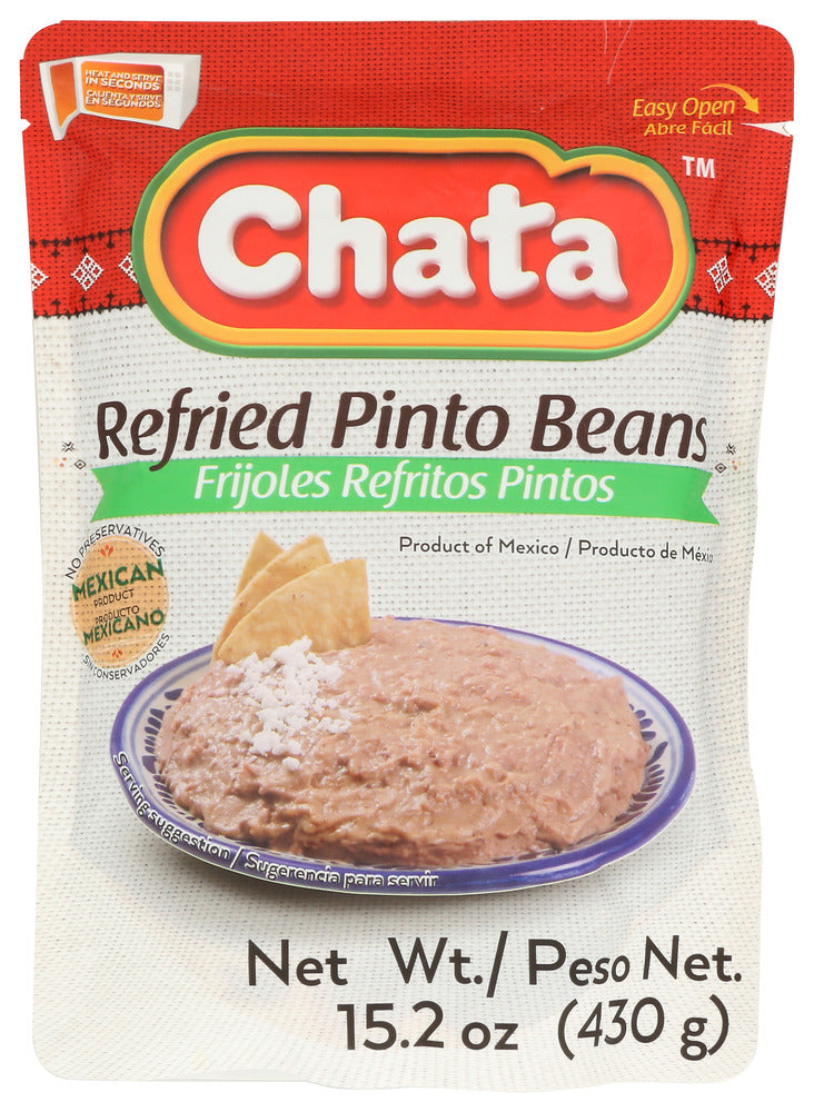 Chata
Beans Pinto Refried, 15.2 OZ.