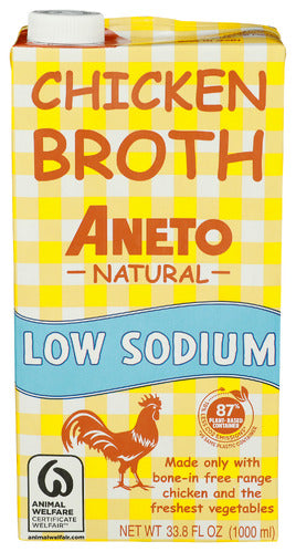 Aneto 
Broth Chicken Ls, 1 LT.