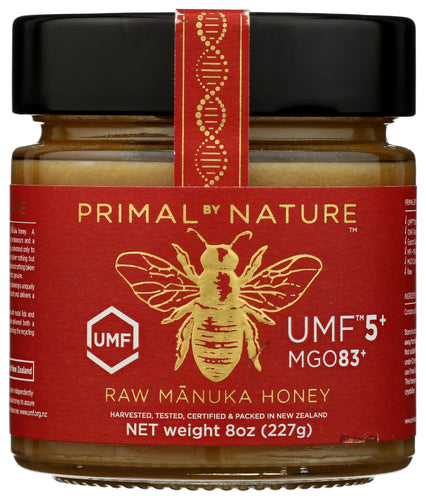 Primal By Nature Honey Manuka Umf 5, 8 OZ.