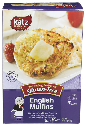 KATZ ENGLISH MUFFINS GF - 11 OZ