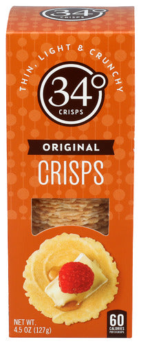 34 Degrees 
Crispbread Natural, 4.5 OZ.