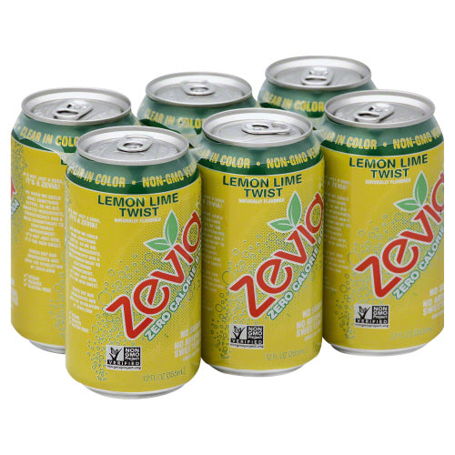 ZEVIA SODA TWIST NTRL 6PK - 72 FO
