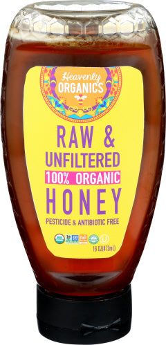 HEAVENLY ORGANICS HONEY SQUEEZE - 16 OZ