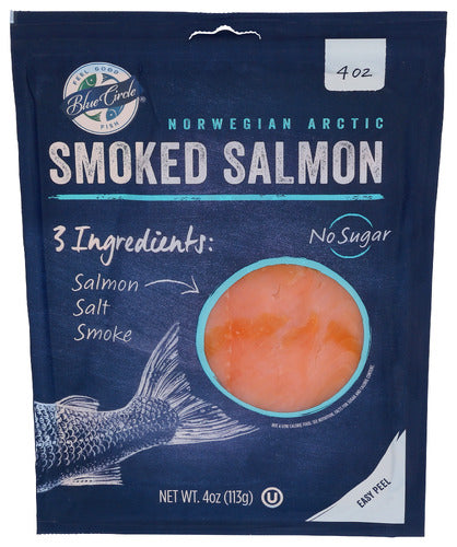 BLUE CIRCLE FOODS SALMON SMOKED ARTIC COLD - 4 OZ