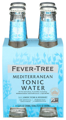 FEVER TREE SODA 4PK TONIC WTR MEDTNN - 27.2 FO