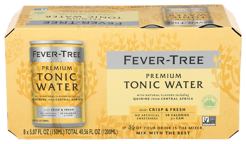 FEVER TREE SODA 8PK TONIC WATER - 40.56 FO
